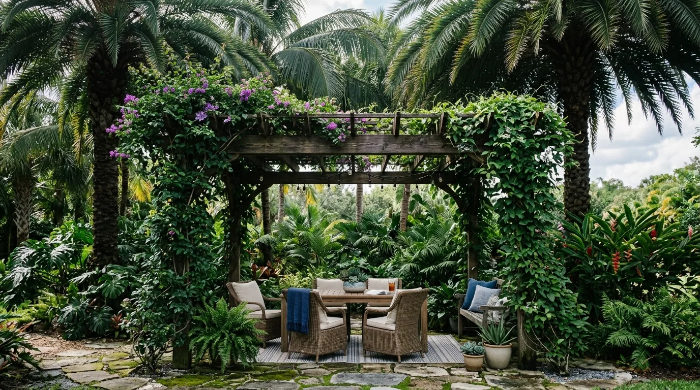 Low-Maintenance Tropical Beds